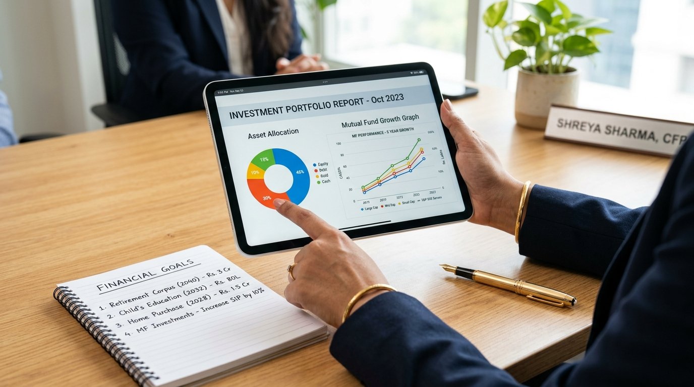 Mutual fund portfolio health review and rebalancing audit